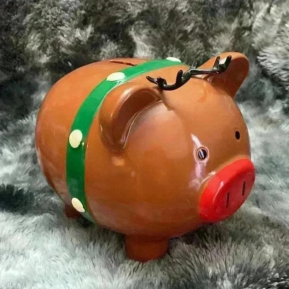 RE Room Essentials Christmas Pig
Reindeer, Piggy Bank - Picture 3 of 16